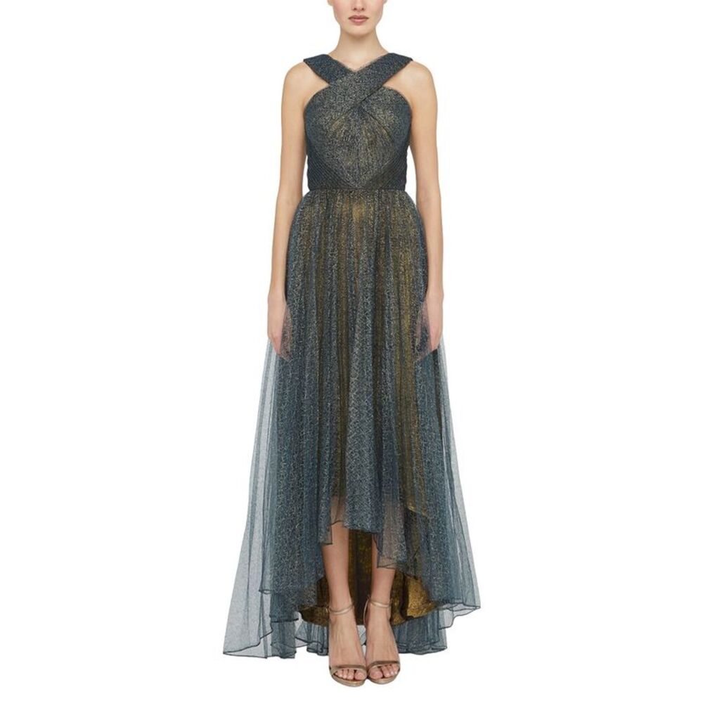 Theia Womens  Linda High Low Dress